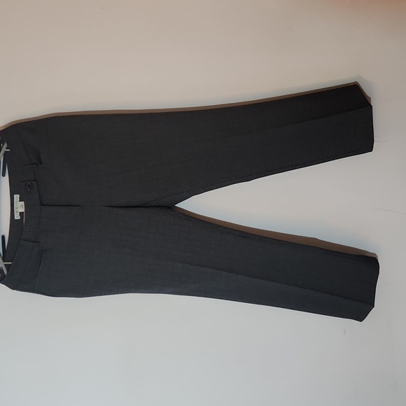 cleo PETITES curvy wide leg grey trousers size 8 - Picture 1 of 5